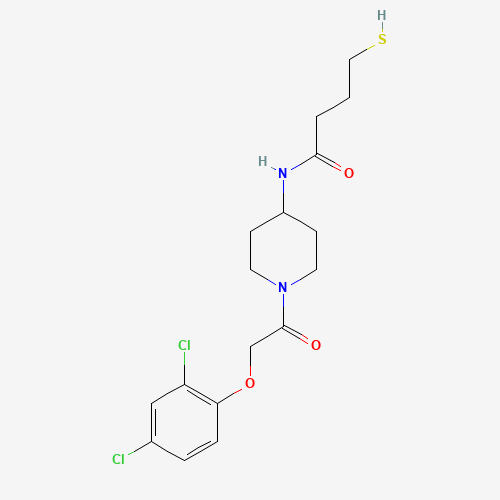 K-Ras(G12C)inhibitor6;N-(1-(2-(2,4-dichlorophenoxy)acetyl)piperidin-4-yl)-4-mercaptobutanamide