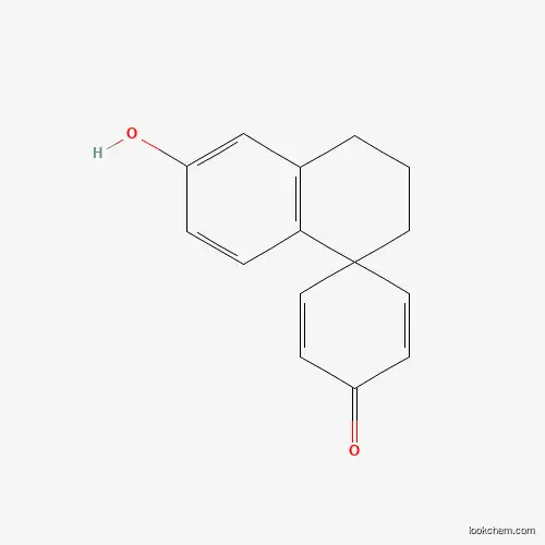 Molecular Structure of 23116-25-8 (7-hydroxyspiro[2,3-dihydro-1H-naphthalene-4,4'-cyclohexa-2,5-diene]-1'-one)