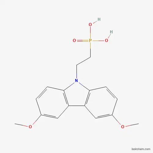 Molecular Structure of 2377770-18-6 ((2-(3,6-Dimethoxy-9H-carbazol-9-yl)ethyl)phosphonic acid)