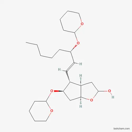 (3aR,4R,5R,6aS)-5-(tetrahydro-2H-pyran-2-yloxy)-4-((3S,E)-3-(tetrahydro-2H-pyran-2-yloxy)oct-1-enyl)hexahydro-2H-cyclopenta[b]furan-2-ol