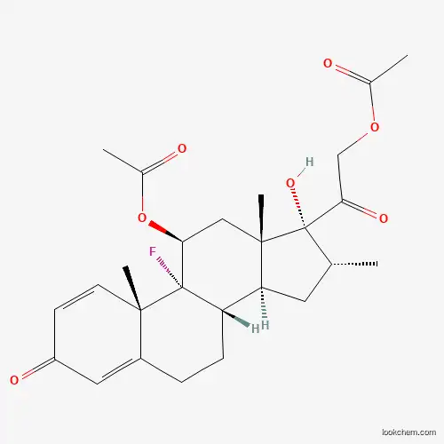 Molecular Structure of 3949-26-6 (Dexamethasone 11,21-diacetate)