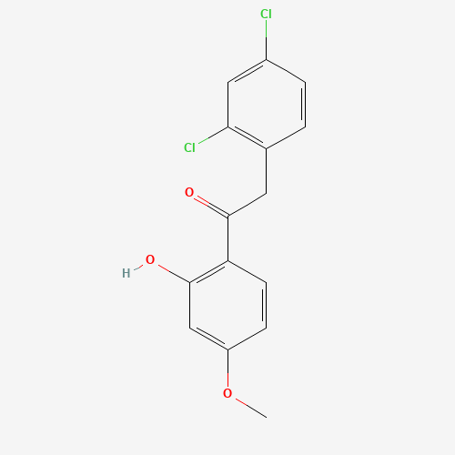 2-(2,4-DICHLOROPHENYL)-1-(2-HYDROXY-4-METHOXYPHENYL)ETHANONE