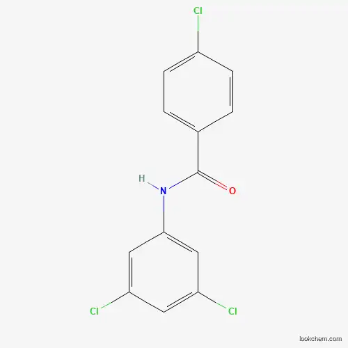 Molecular Structure of 56661-51-9 (4-chloro-N-(3,5-dichlorophenyl)benzamide)