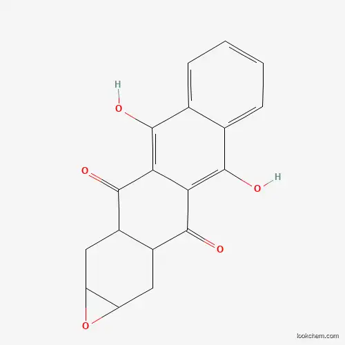 Molecular Structure of 58976-99-1 (12,19-Dihydroxy-6-oxapentacyclo[9.8.0.03,9.05,7.013,18]nonadeca-1(19),11,13,15,17-pentaene-2,10-dione)