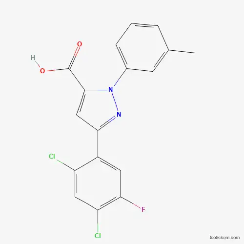 3-(2,4-DICHLORO-5-FLUOROPHENYL)-1-M-TOLYL-1H-PYRAZOLE-5-CARBOXYLIC ACID