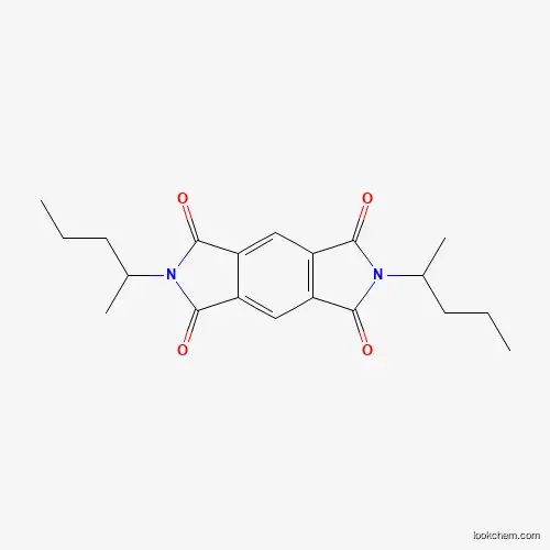 Molecular Structure of 6626-69-3 (2,6-Di(pentan-2-yl)pyrrolo[3,4-f]isoindole-1,3,5,7(2h,6h)-tetrone)