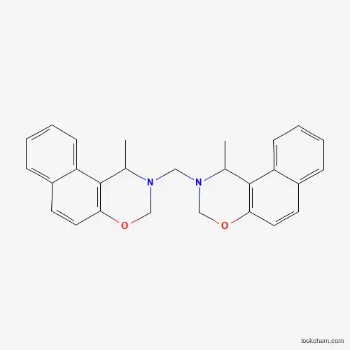 Molecular Structure of 7504-56-5 (1-Methyl-2-[(1-methyl-1,3-dihydrobenzo[f][1,3]benzoxazin-2-yl)methyl]-1,3-dihydrobenzo[f][1,3]benzoxazine)