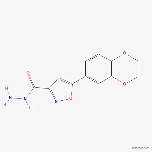 5-(2,3-DIHYDROBENZO[B][1,4]DIOXIN-7-YL)ISOXAZOLE-3-CARBOHYDRAZIDE