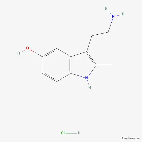 Molecular Structure of 845861-49-6 (2-Methyl-5-hydroxytryptamine hydrochloride)