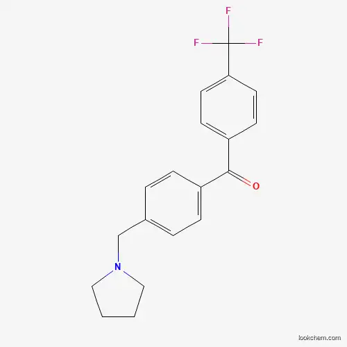 4-PYRROLIDINOMETHYL-4'-TRIFLUOROMETHYLBENZOPHENONE