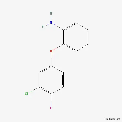 Molecular Structure of 946714-38-1 (2-(3-Chloro-4-fluorophenoxy)aniline)