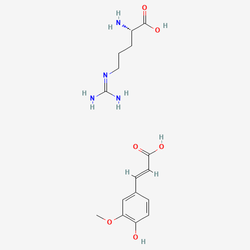 L-Arginine,3-(4-hydroxy-3-methoxyphenyl)-2-propenoate(1:1)