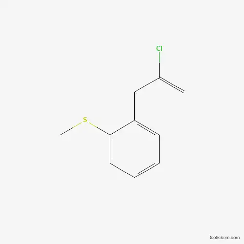 Molecular Structure of 951889-12-6 (2-Chloro-3-[(2-methylthio)phenyl]-1-propene)