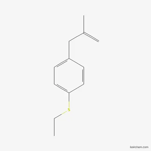 Molecular Structure of 951890-66-7 (3-[(4-Ethylthio)phenyl]-2-methyl-1-propene)