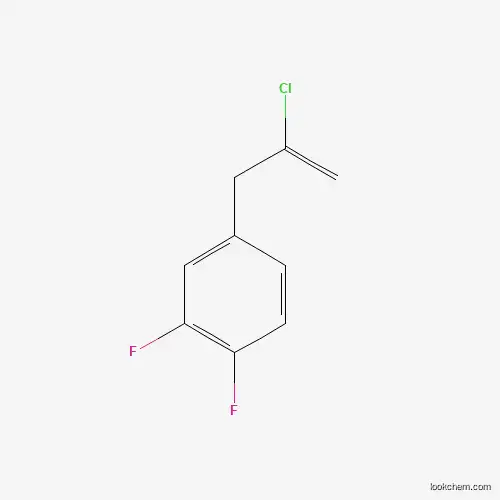 Molecular Structure of 951892-57-2 (2-Chloro-3-(3,4-difluorophenyl)-1-propene)