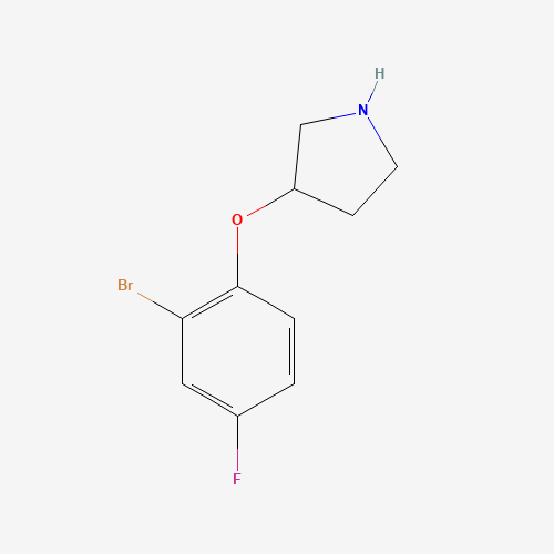 3-(2-Bromo-4-fluoro-phenoxy)-pyrrolidine