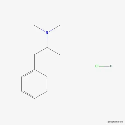 Molecular Structure of 1009-69-4 ((+)-N,N,alpha-Trimethylbenzeneethanamine hydrochloride)