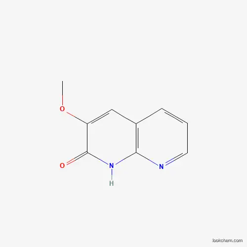 Molecular Structure of 1150617-67-6 (3-methoxy-1,8-naphthyridin-2(1H)-one)