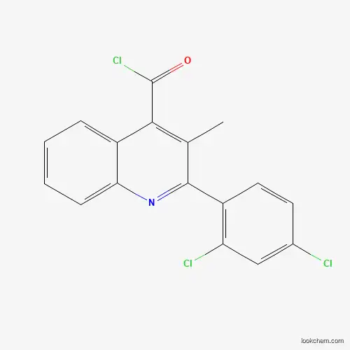 2-(2,4-Dichlorophenyl)-3-methylquinoline-4-carbonyl chloride