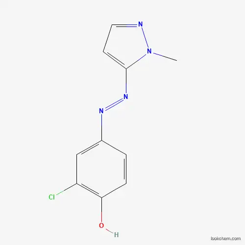 (E)-2-クロロ-4-[(1-メチル-1H-ピラゾール-5-イル)ジアゼニル]フェノール