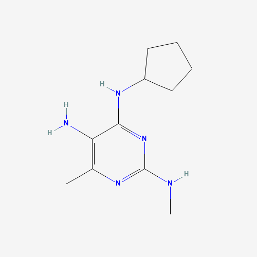 N4-cyclopentyl-N2,6-dimethylpyrimidine-2,4,5-triamine