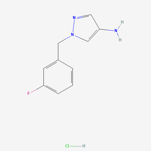 1-(3-FLUORO-BENZYL)-1H-PYRAZOL-4-YLAMINE HYDROCHLORIDE