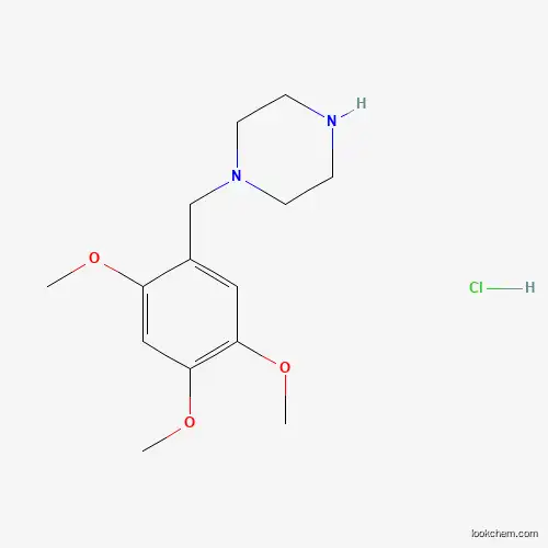 Molecular Structure of 1185304-07-7 (1-(2,4,5-Trimethoxy-benzyl)-piperazine hydrochloride)