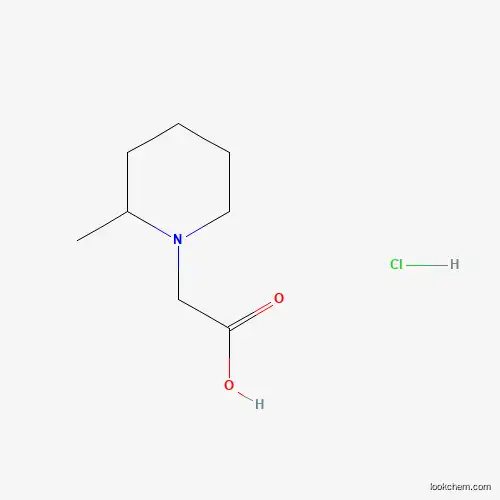 Molecular Structure of 1185304-80-6 ((2-Methyl-piperidin-1-YL)-acetic acid hydrochloride)