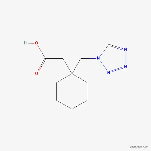 Molecular Structure of 1189749-68-5 ([1-(1H-tetrazol-1-ylmethyl)cyclohexyl]acetic acid)