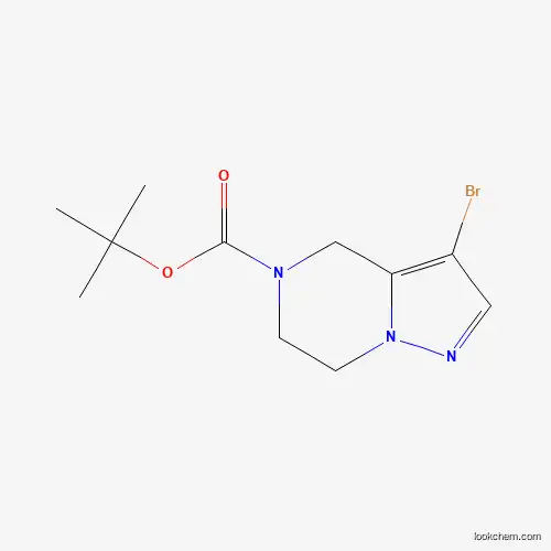 tert-butyl 3-bromo-4H,5H,6H,7H-pyrazolo[1,5-a]pyrazine-5-carboxylate