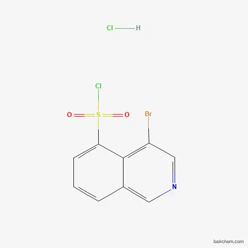 Molecular Structure of 1203176-80-0 (4-Bromoisoquinoline-5-sulfonyl chloride hydrochloride)