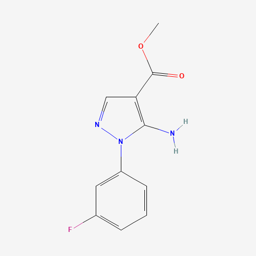 methyl 5-amino-1-(3-fluorophenyl)-1H-pyrazole-4-carboxylate
