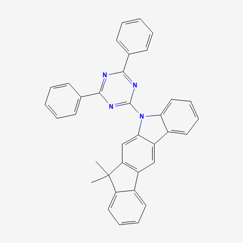 5-(4,6-diphenyl-1,3,5-triazin-2-yl)-7,7-dimethyl-5,7-dihydroindeno[2,1-b]carbazole