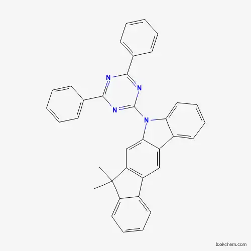 5-(4,6-diphenyl-1,3,5-triazin-2-yl)-7,7-dimethyl-5,7-dihydroindeno[2,1-b]carbazole