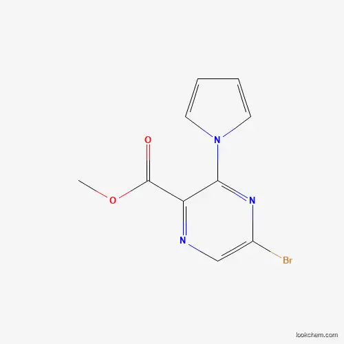 Methyl 5-bromo-3-(1H-pyrrol-1-yl)pyrazine-2-carboxylate