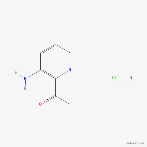 Molecular Structure of 1263378-87-5 (1-(3-Amino-pyridin-2-YL)-ethanone hydrochloride)
