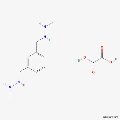 Molecular Structure of 13167-59-4 (Oxalic acid--1,1'-[1,3-phenylenebis(methylene)]bis(2-methylhydrazine) (1/1))