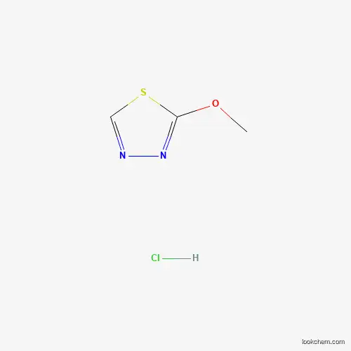 Molecular Structure of 1332529-61-9 (2-Methoxy-1,3,4-thiadiazole hydrochloride)