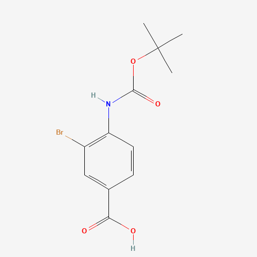 3-broMo-4-(tert-butoxycarbonylaMino)benzoic acid