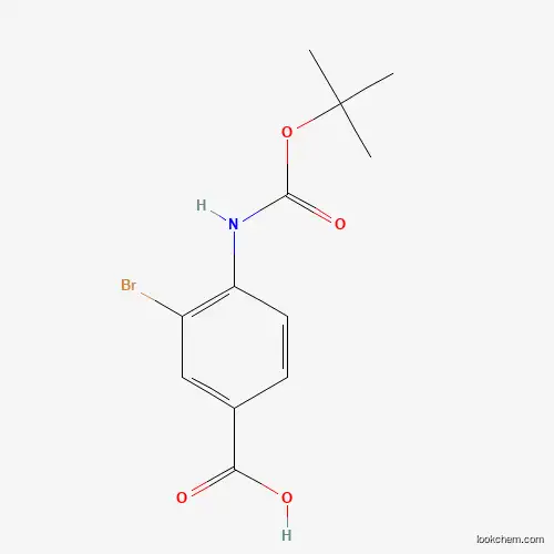 3-Bromo-4-((tert-butoxycarbonyl)amino)benzoic acid