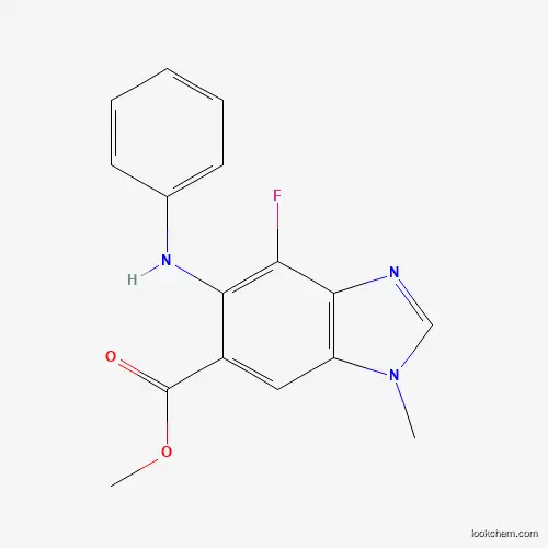 methyl 4-fluoro-1-methyl-5-(phenylamino)-1H-benzo[d]imidazole-6-carboxylate