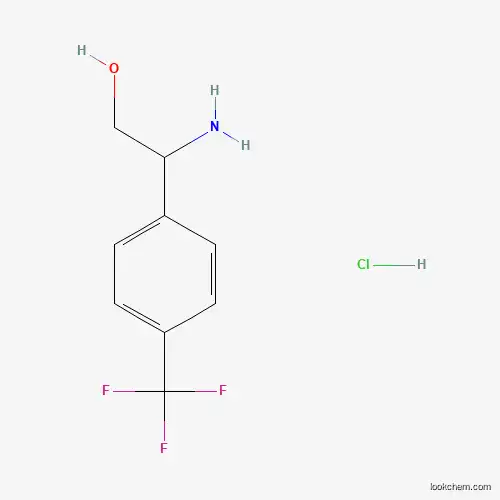Molecular Structure of 1423032-18-1 (2-Amino-2-(4-(trifluoromethyl)phenyl)ethanol hydrochloride)