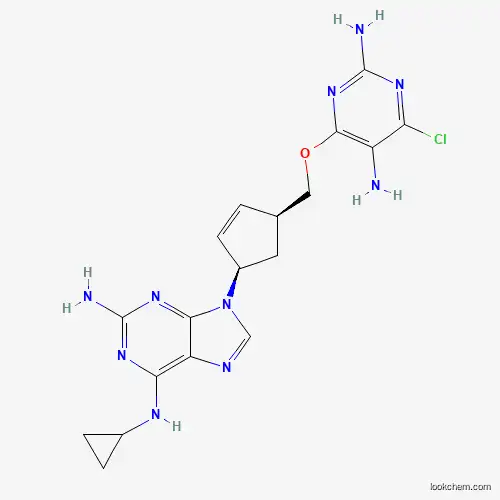 Molecular Structure of 1443421-69-9 (o-Pyrimidine derivative abacavir)