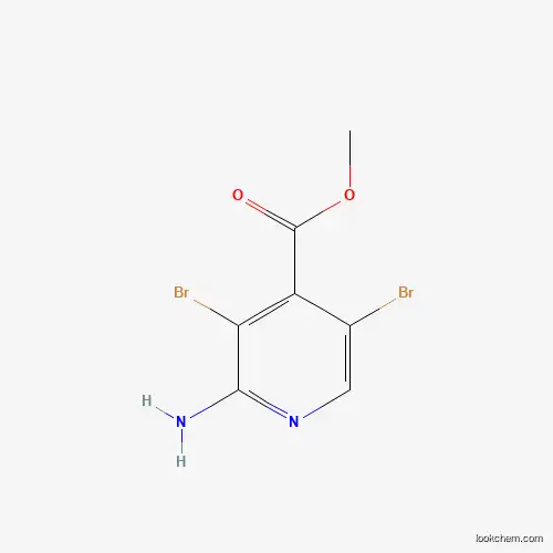 methyl 2-azanyl-3,5-bis(bromanyl)pyridine-4-carboxylate