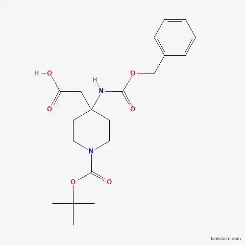 2-(4-(((Benzyloxy)carbonyl)amino)-1-(tert-butoxycarbonyl)piperidin-4-yl)acetic acid