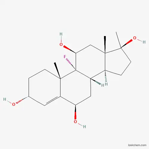 9α-Fluoro-17α-methyl-4-androsten-3α, 6β,11β,17β-tetra-ol