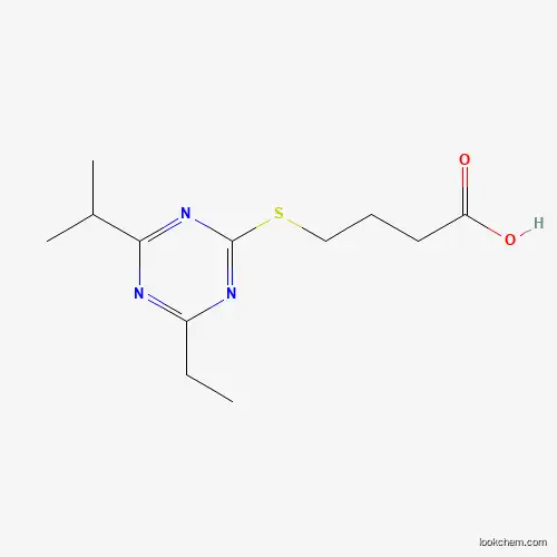 4-([4-ETHYL-6-(PROPAN-2-YL)-1,3,5-TRIAZIN-2-YL]SULFANYL)BUTANOIC ACID