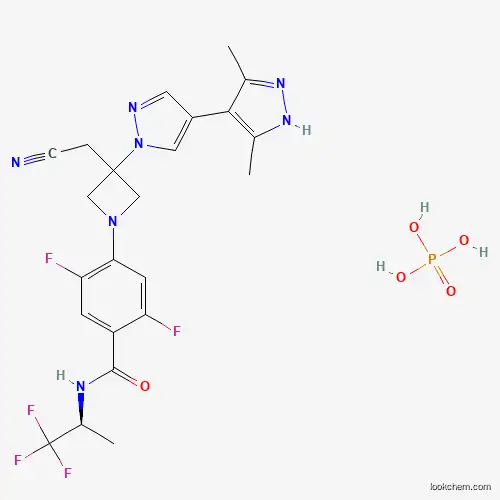 SAGECHEM/4-[3-(Cyanomethyl)-3-(3',5'-dimethyl-1H,1'H-4,4'-bipyrazol-1-yl)azetidin-1-yl]-2,5-difluoro-N-((1S)-2,2,2-trifluoro-1-methylethyl)benzamide phosphoric acid salt/SAGECHEM/Manufacturer in China