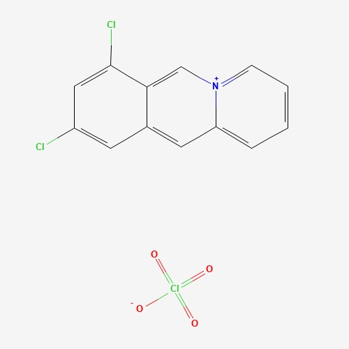 Molecular Structure of 1695-44-9 (7,9-Dichloropyrido[1,2-b]isoquinolin-5-ium perchlorate)