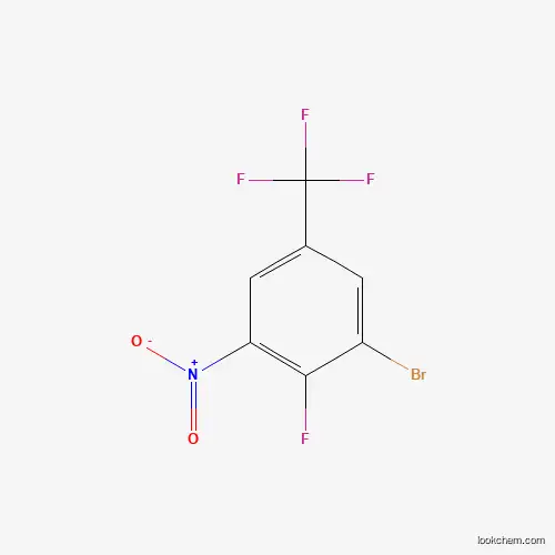 Molecular Structure of 1805937-72-7 (3-Bromo-4-fluoro-5-nitrobenzotrifluoride)